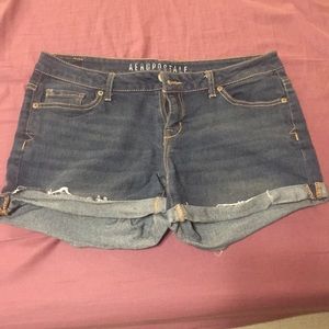 Aeropostale size 6 blue jean shorts